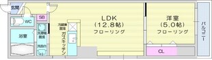 さっぽろ駅 徒歩5分 8階の物件間取画像